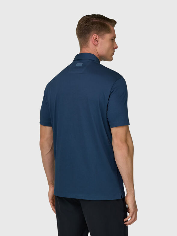 Cotton blend polo shirt - 3