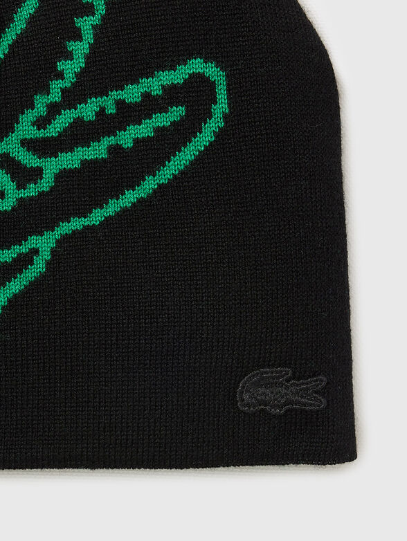 Logo accent hat in black  - 2