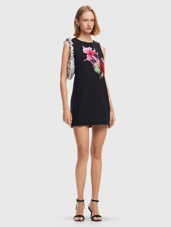 PHOENIX dress with accent print  - 4