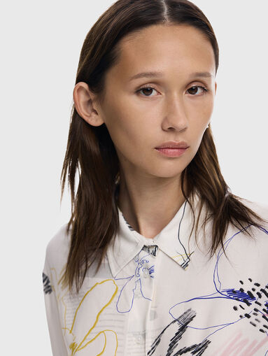 Oversized printed shirt - 4