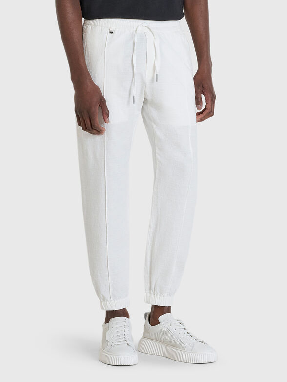 NATE trousers in linen blend - 1