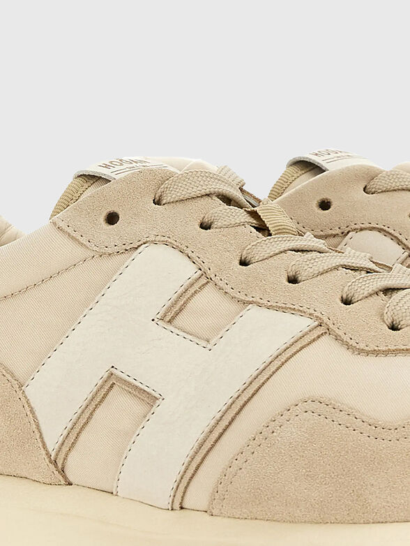 Beige sports shoes - 4