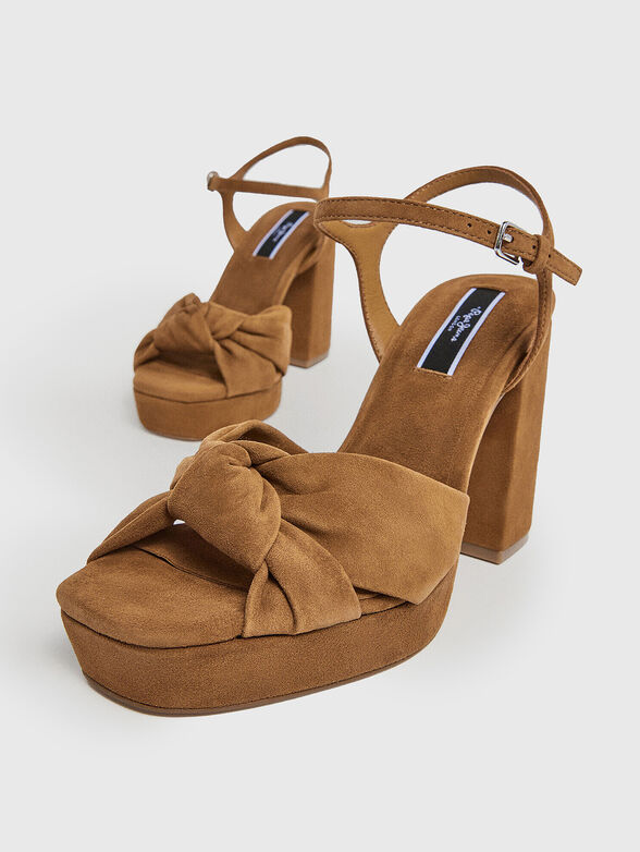 LENNY sandals with block heel - 3