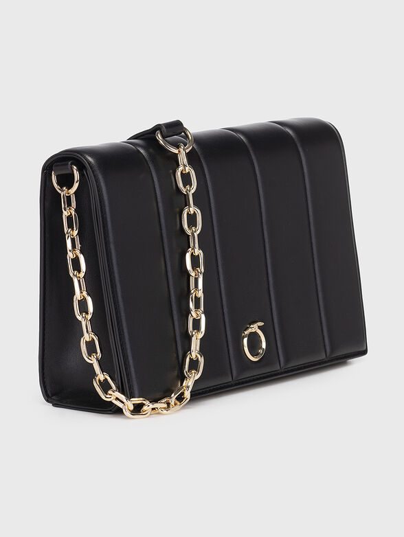 DUNE black crossbody bag with quilted effect - 4
