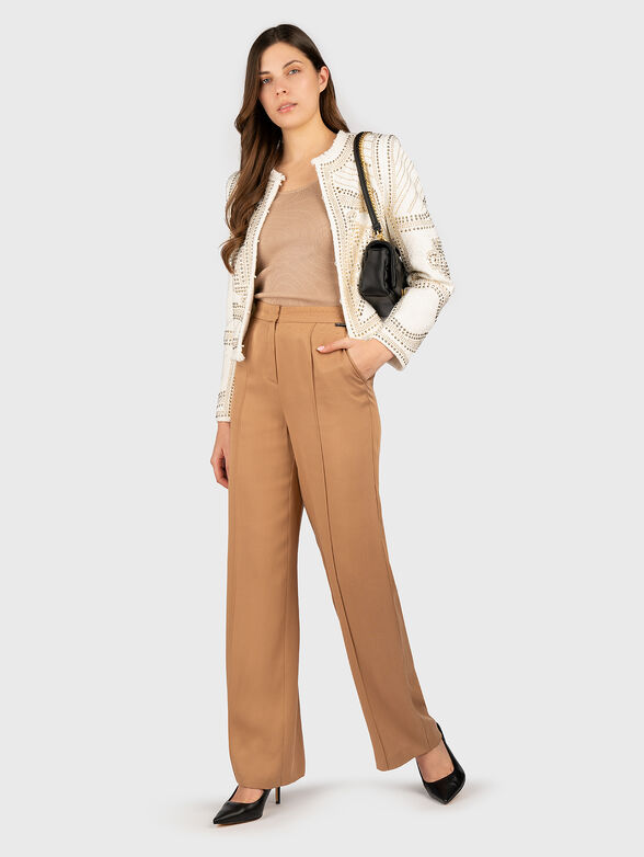 HELENE cropped jacket with eyelets - 2