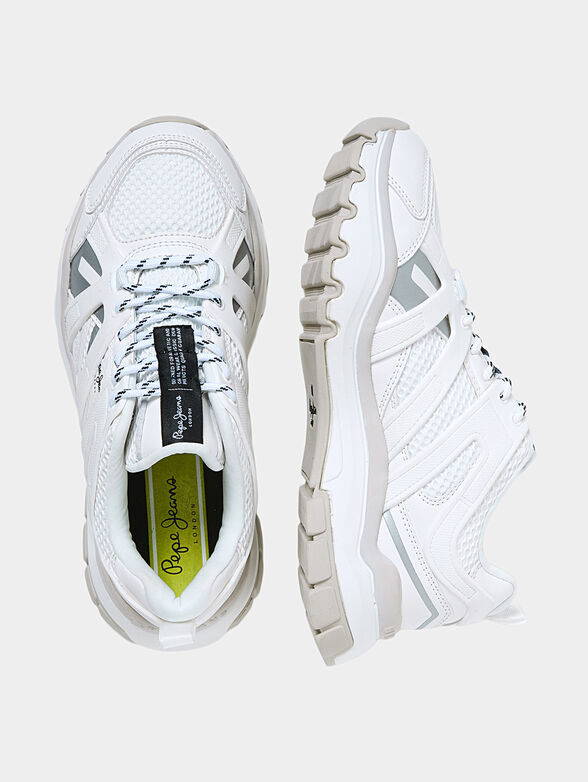 BANKSY white sports shoes - 5