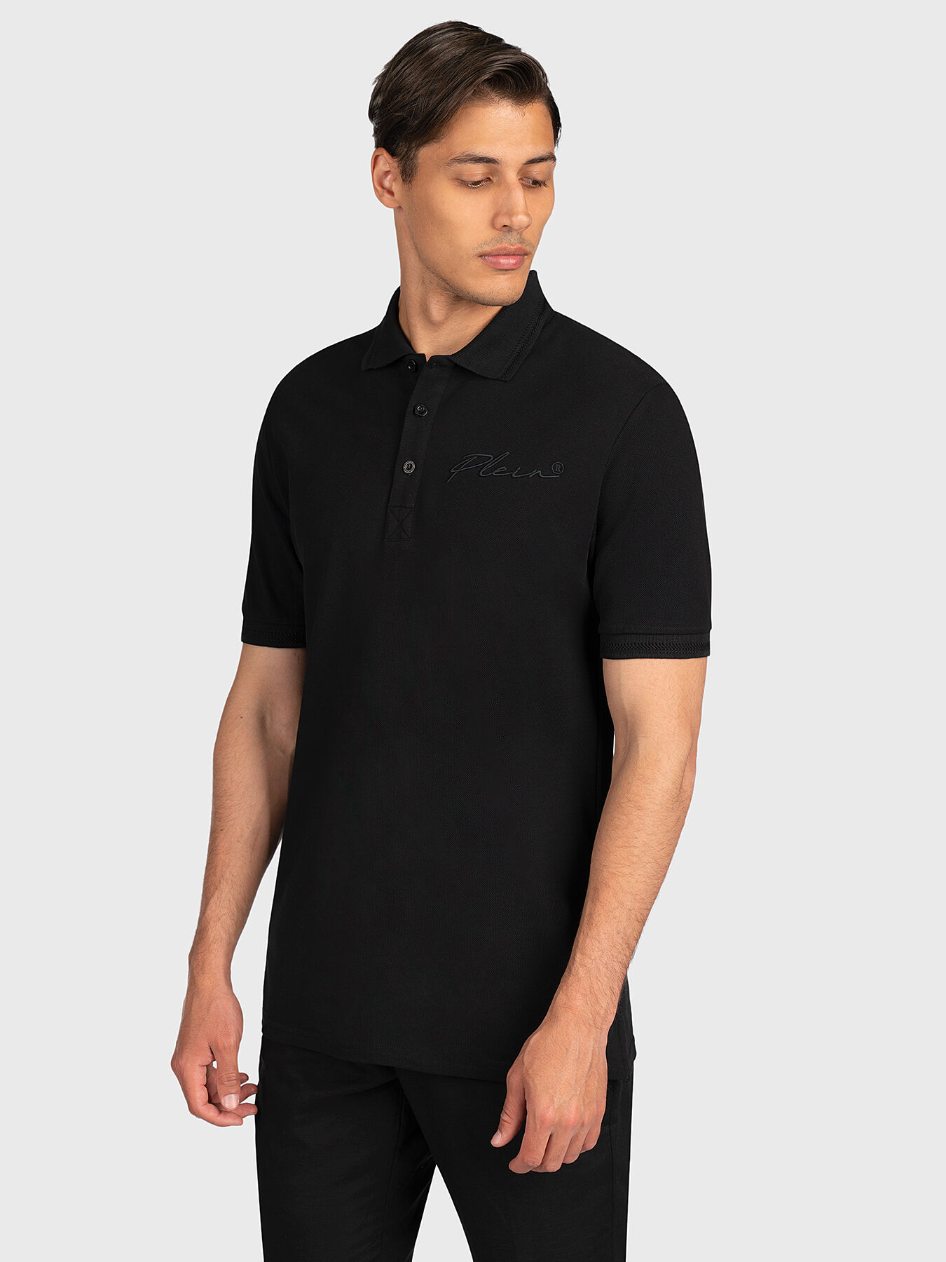Polo shirt with signature brand PHILIPP PLEIN