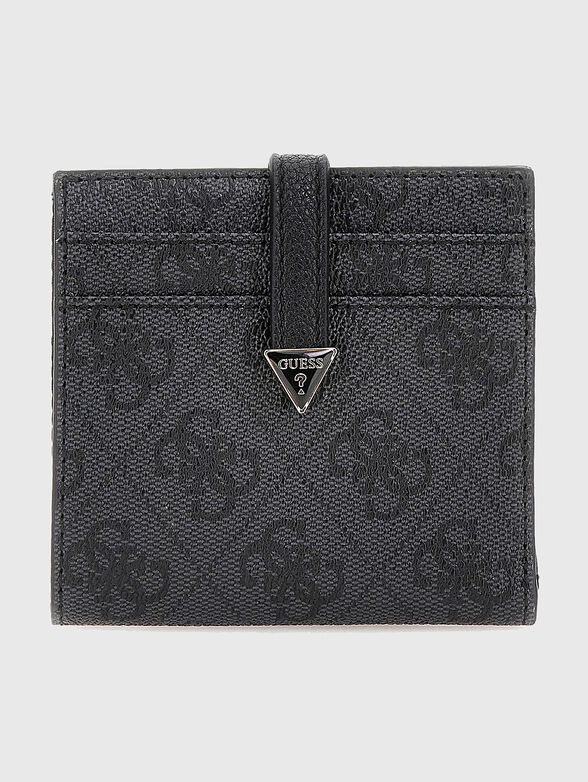 LAUREL cardholder with monogram in brown - 1