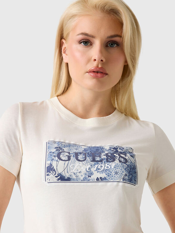 T-shirt with floral print - 4