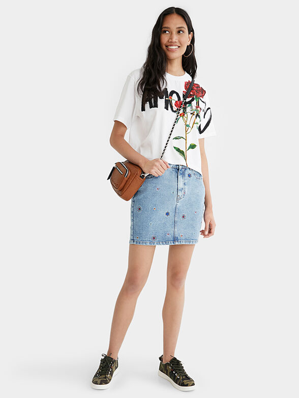 CELIDONIA Tee with floral motifs - 2