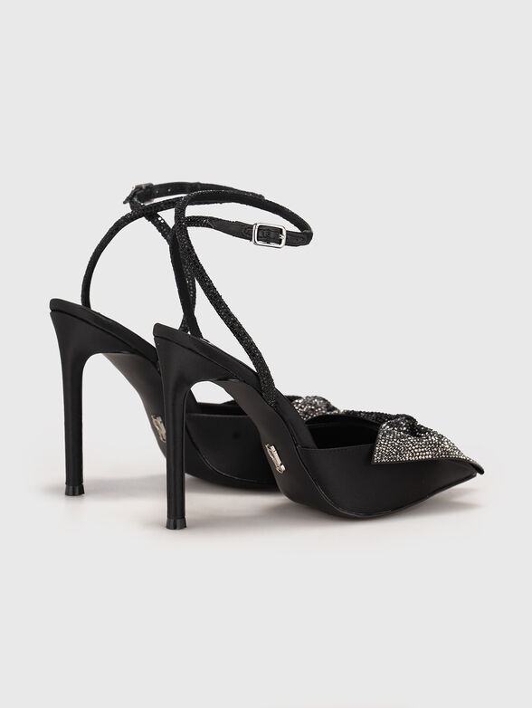Heeled shoes with rhinestones - 3