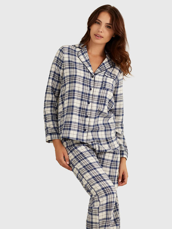 CAT PUCCINO pyjamas set with checked print - 1