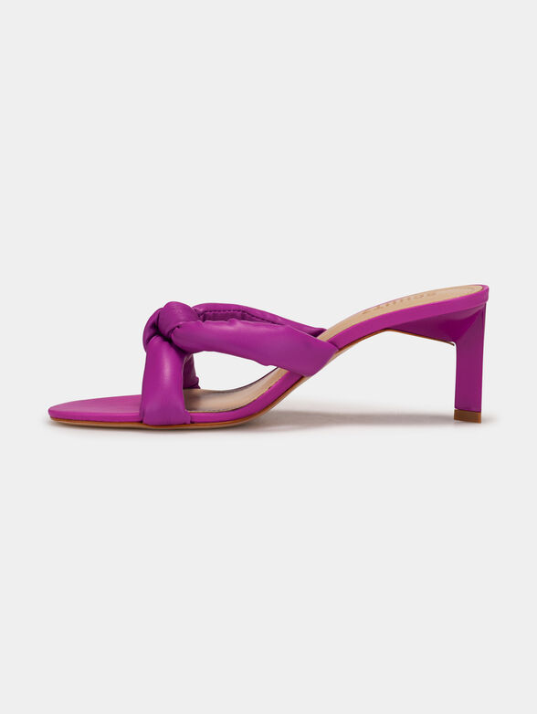 Black heeled sandals - 4