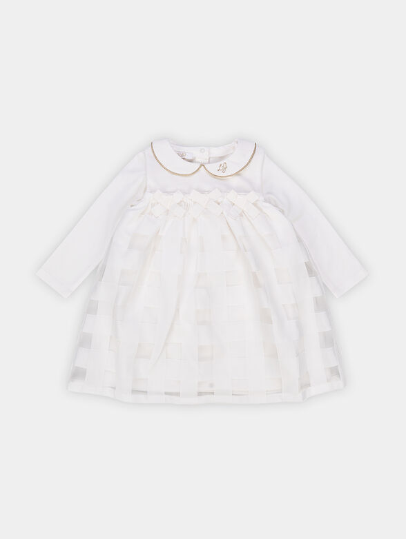 Two-piece dress with gold details - 2