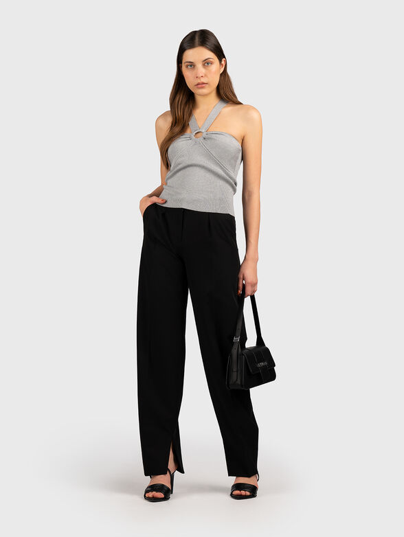 Trousers with accent hem  - 4
