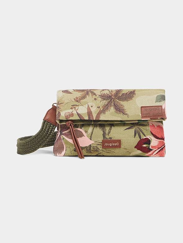 MIAMI Crossbody bag with tropical print - 1