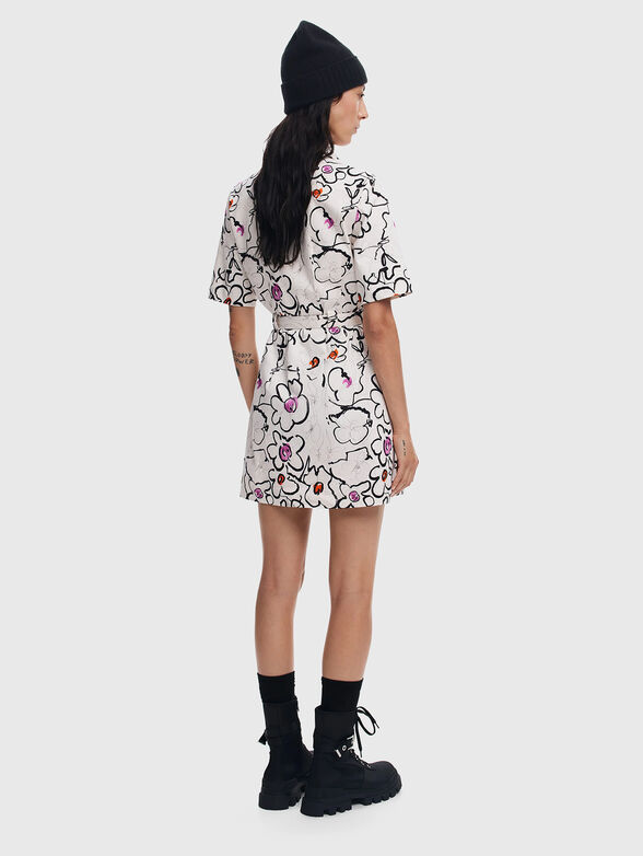 Dress with drawn flowers - 2