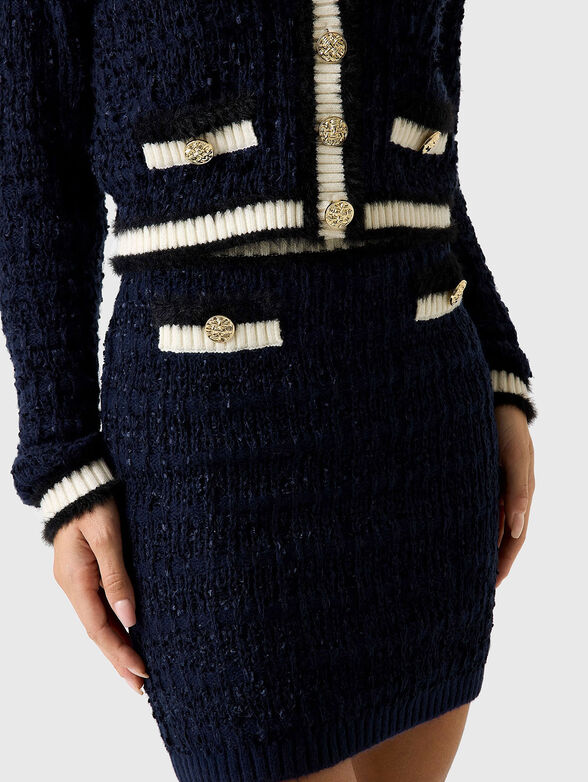 AOMORI knitted mini skirt - 3