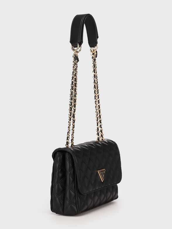 GIULLY bag with quilted effect in beige - 4