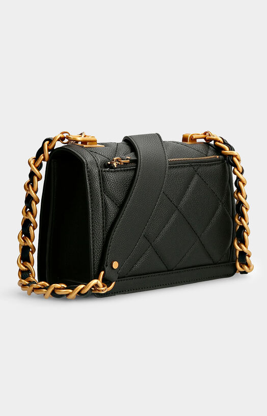 ABEY bag in beige color with gold chain brand GUESS  display picture 3
