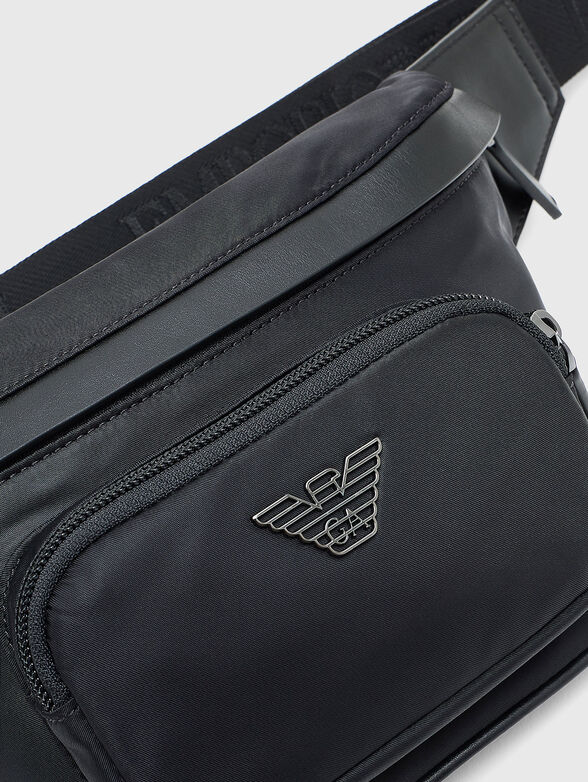 Black belt bag with logo - 5