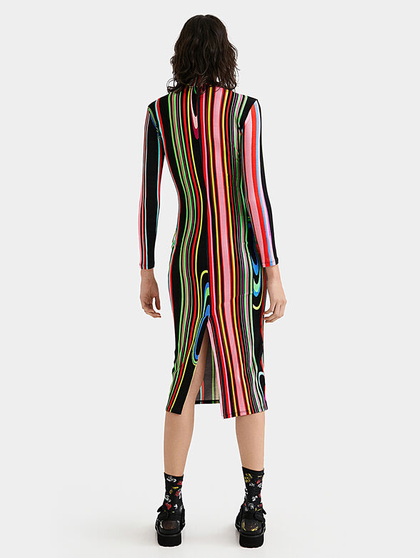 Dress with multicolor print - 3