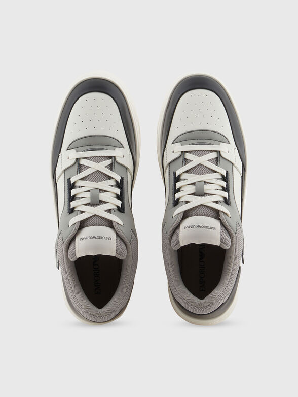 Leather sneakers - 6