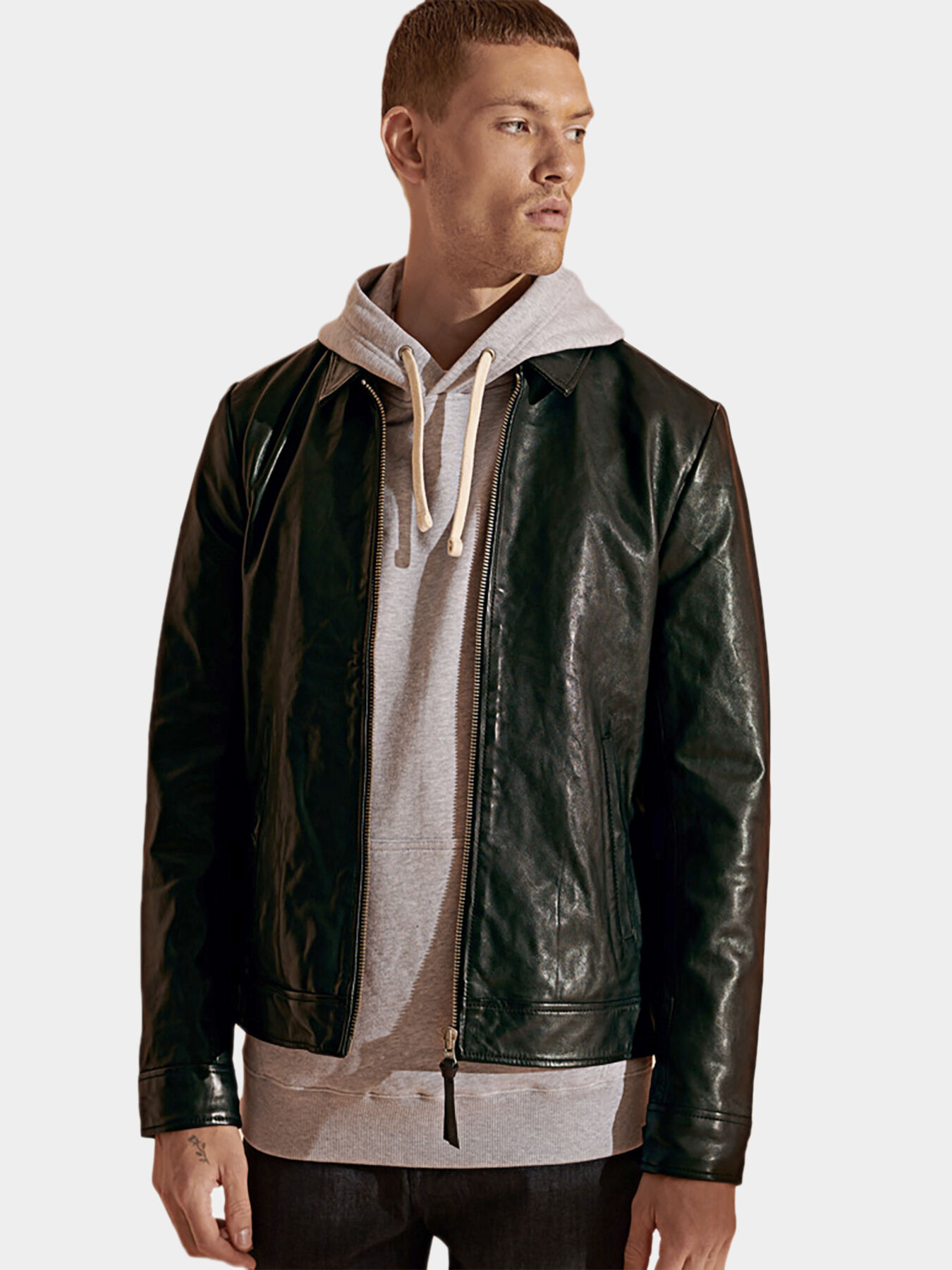 Superdry kiki cheapest leather biker jacket