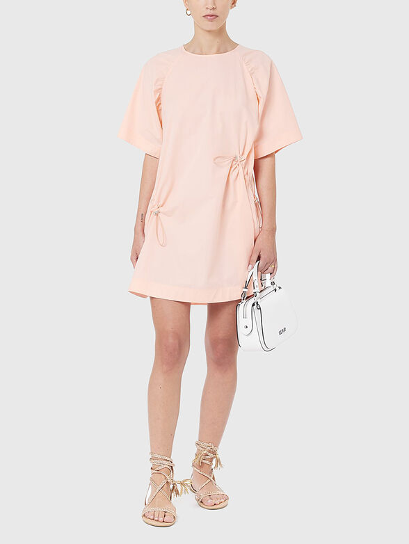 Pink dress in cotton  - 4