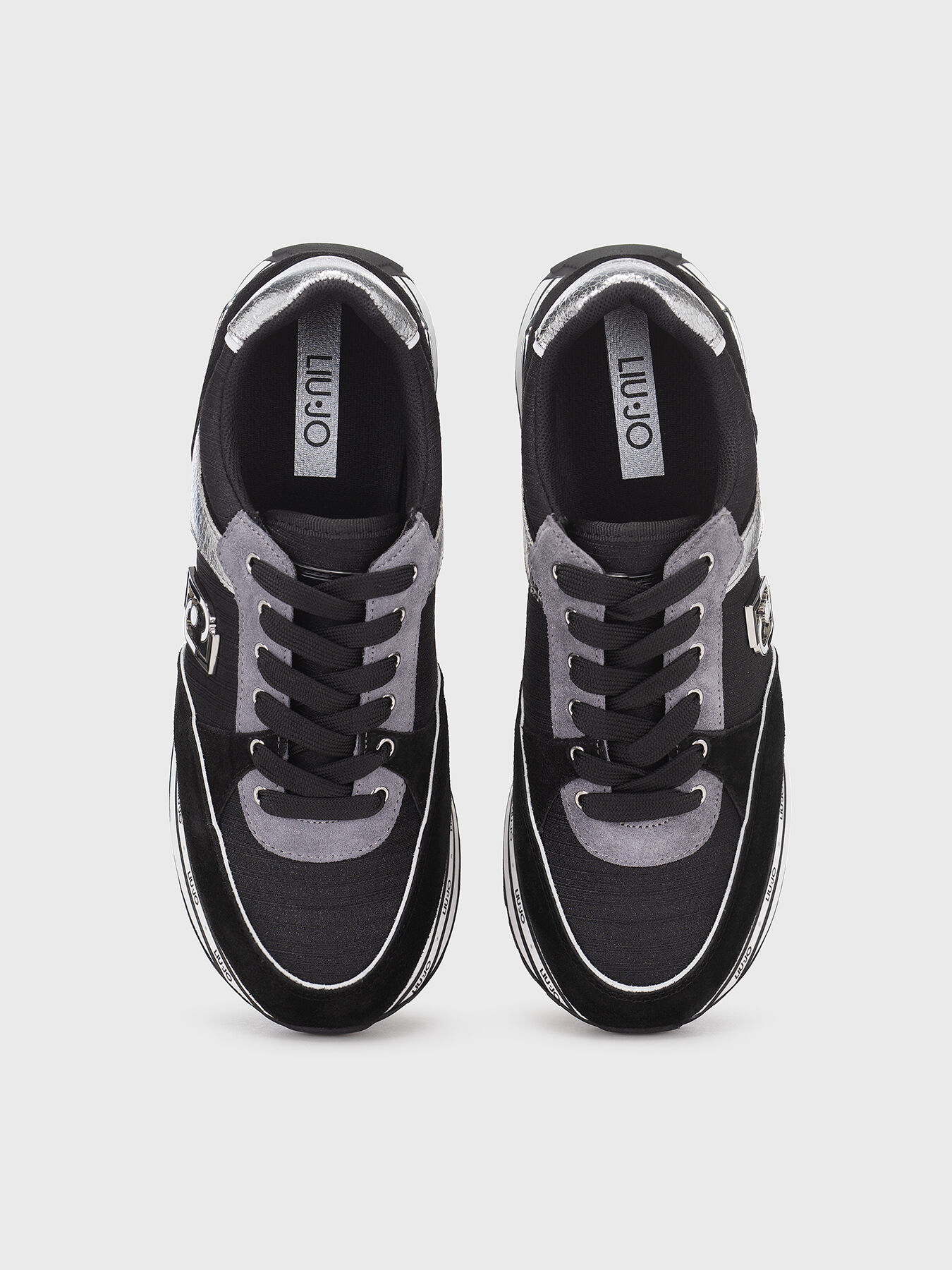 Sports shoes with suede details brand LIU JO Globalbrandsstore en