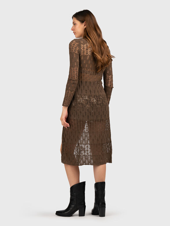 Full length knit cardigan - 2