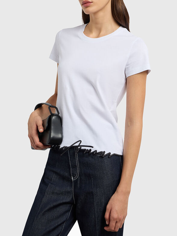 T-shirt with logo embroidery  - 4