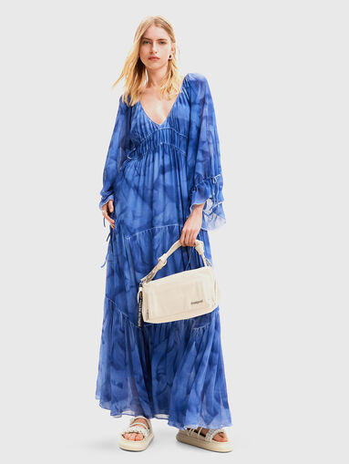 Maxi blue dress - 5