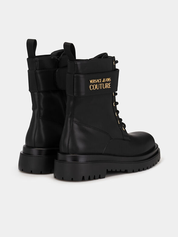 FONDO DREW ankle boots with gold logo - 3