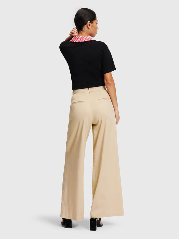 Beige trousers with belt - 2