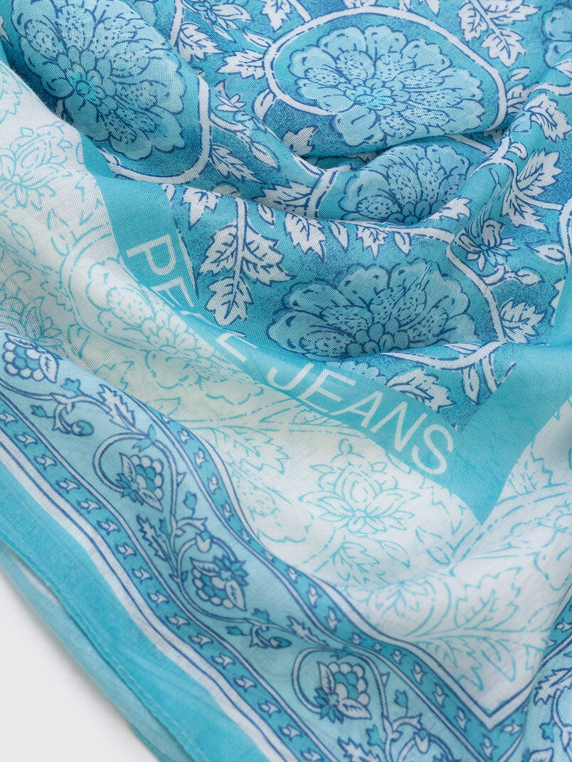 NUWIA scarf in blue - 3