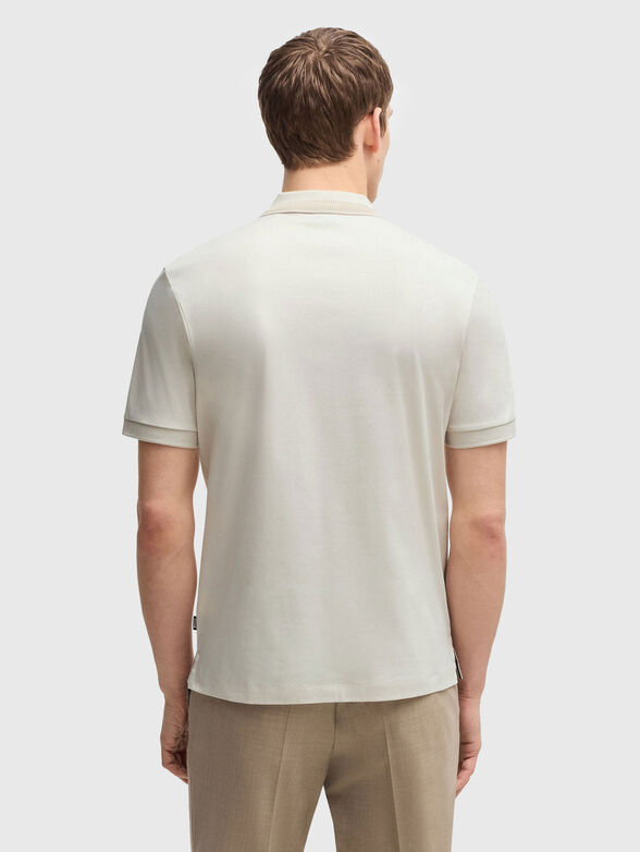 Cotton polo shirt with buttons - 3