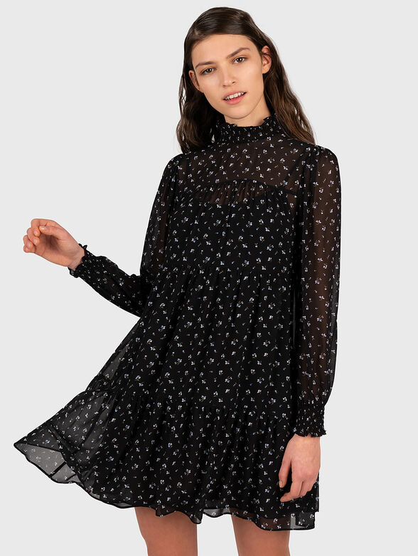 Dress with floral pattern - 1