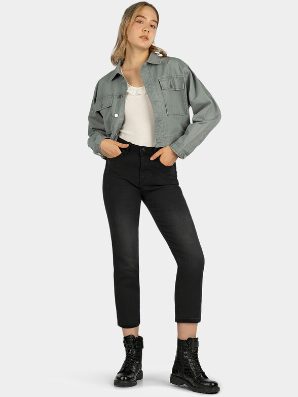 DION 7/8 black jeans - 3