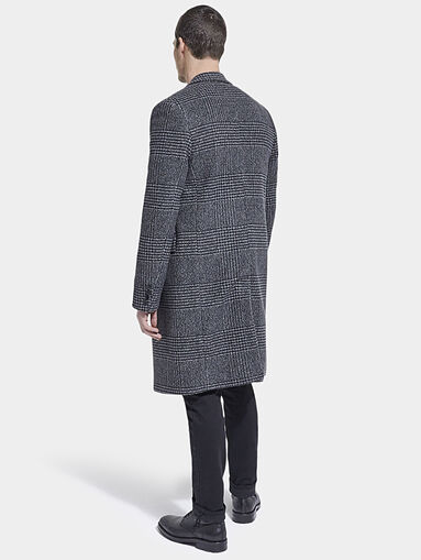 Wool blend double-breasted coat - 4