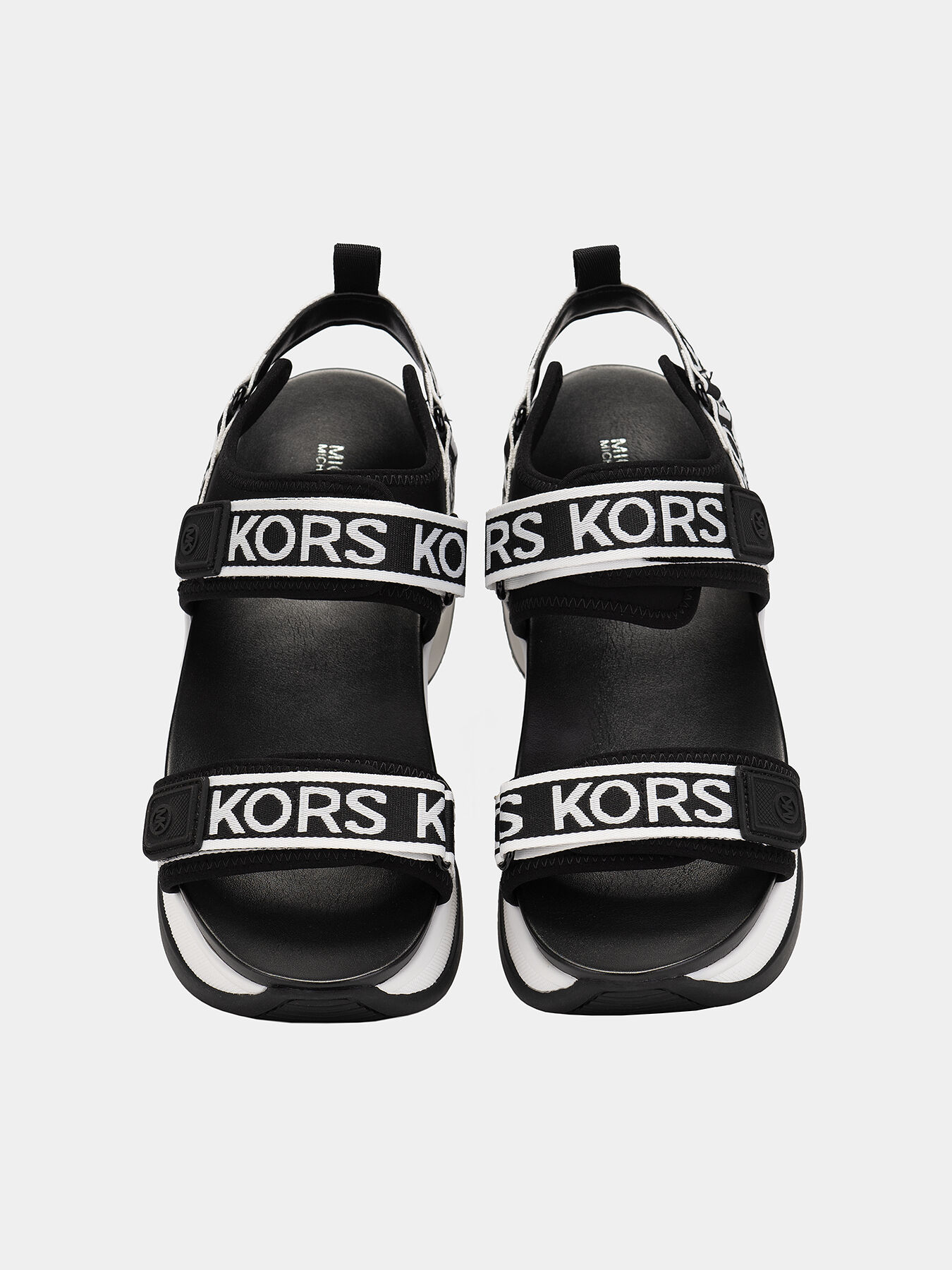 MAVERICK sandals with logo details brand MICHAEL KORS