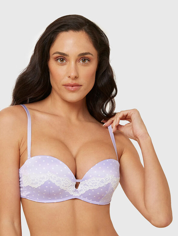 DOTTY bra with push-up effect - 1