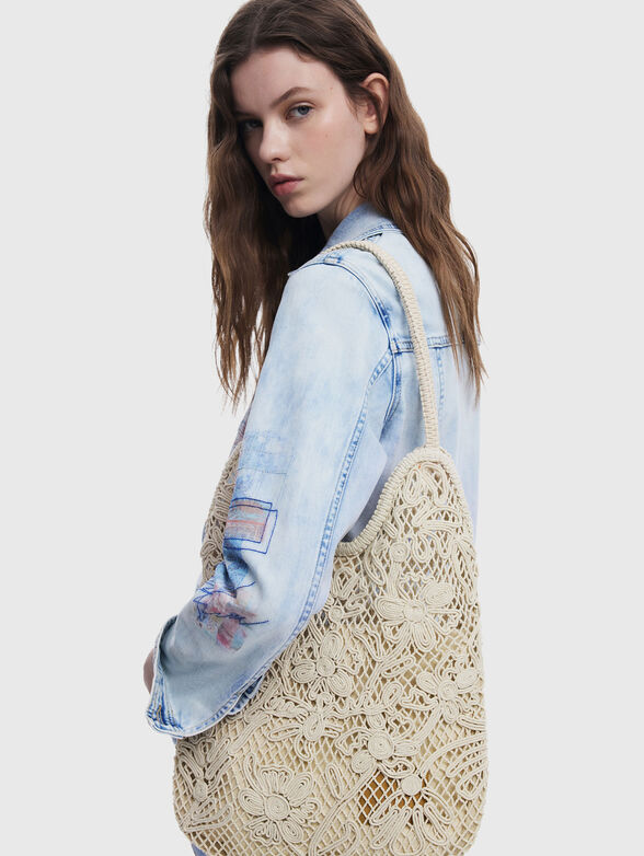 MARINETTE crochet shoulder bag - 2