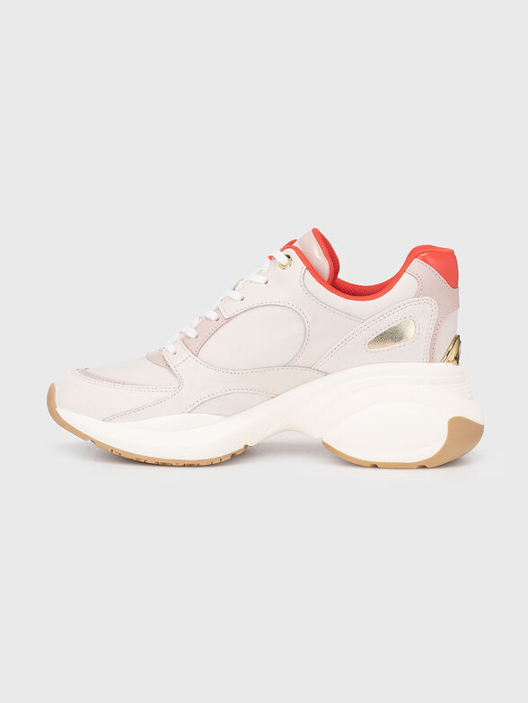 ZUMA logo detail sneakers in leather  - 4