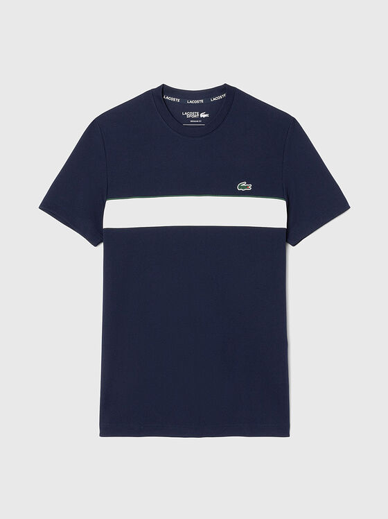 Cotton T-shirt with accent back - 1