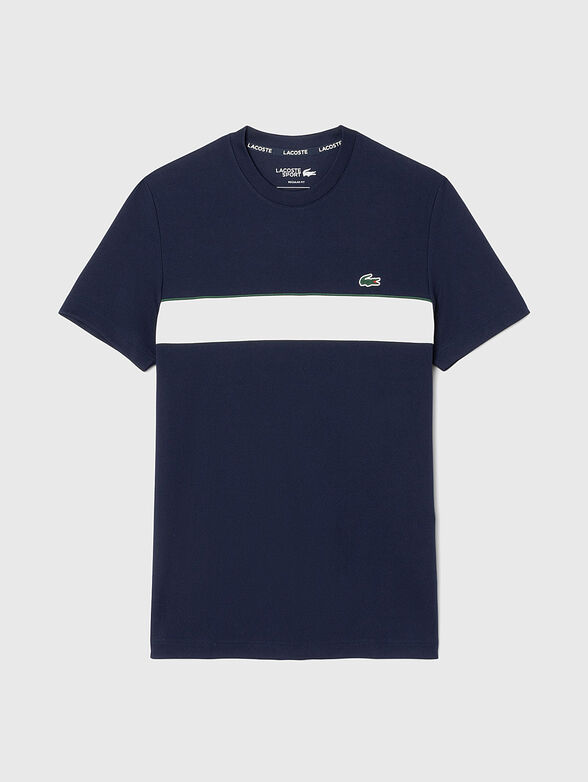 Cotton T-shirt with accent back - 1