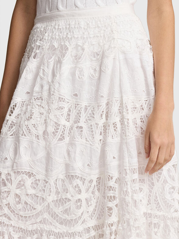 Lace maxi skirt - 3