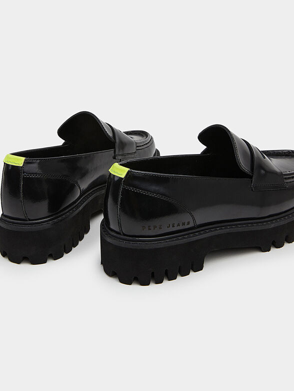 TRUCKER leather loafers - 4