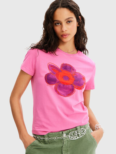 T-shirt with accent print - 5