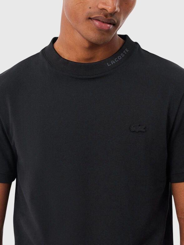Jacquard Branded Pique T-shirt - 4